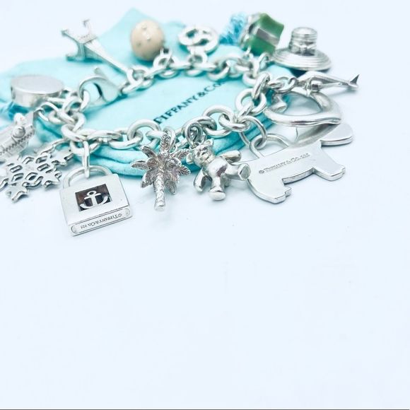 NOT FOR SALE Authentic TIFFANY & CO Multi Charm Bracelet - Picture 7 of 17